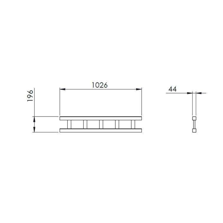 Front Panel for Pergola - 1m