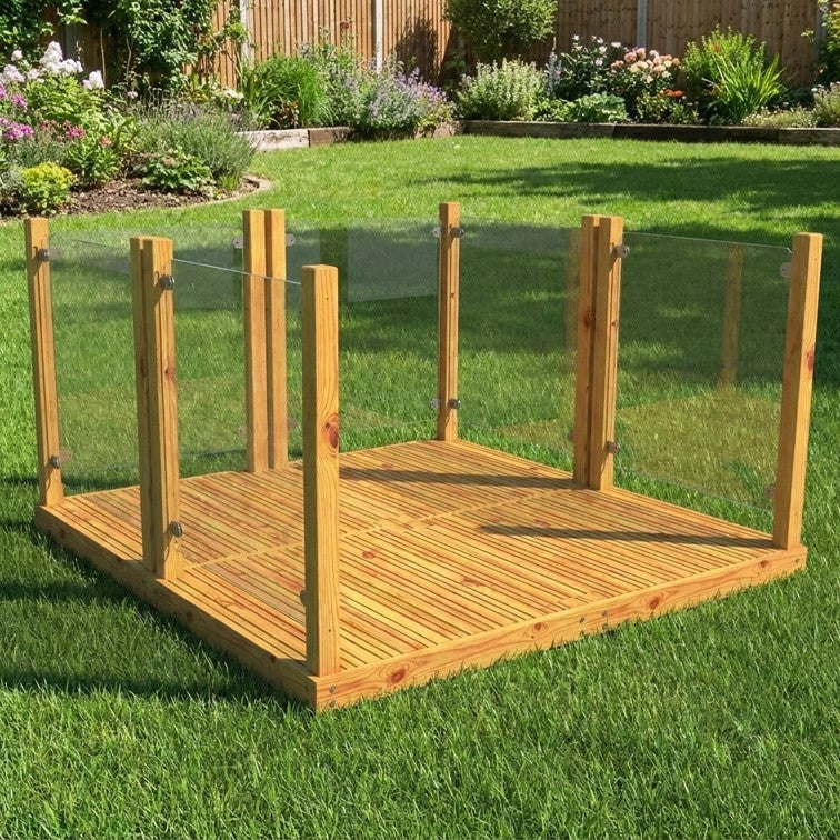 4 Panel Glass Balustrade