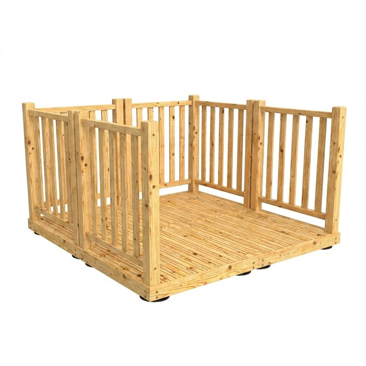 4 Panel Timber Balustrade