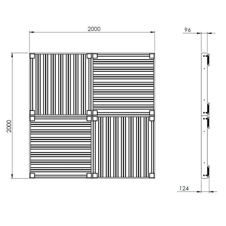 4 Panel Plus Deck
