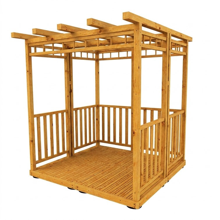 4 Panel Timber Pergola