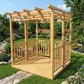 4 Panel Timber Pergola