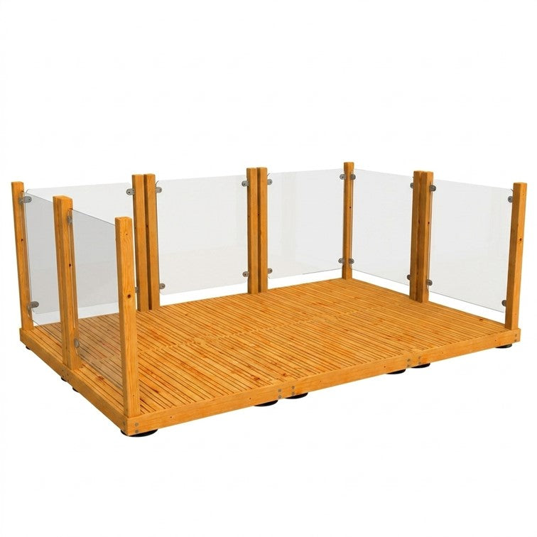 6 Panel Glass Balustrade