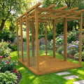 6 Panel Glass Pergola Depth