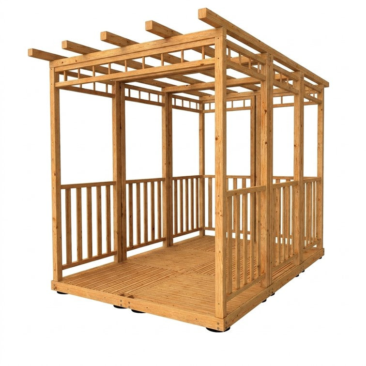 6 Panel Timber Pergola Deep