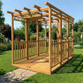6 Panel Timber Pergola Deep