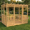 6 Panel Timber Pergola PLUS