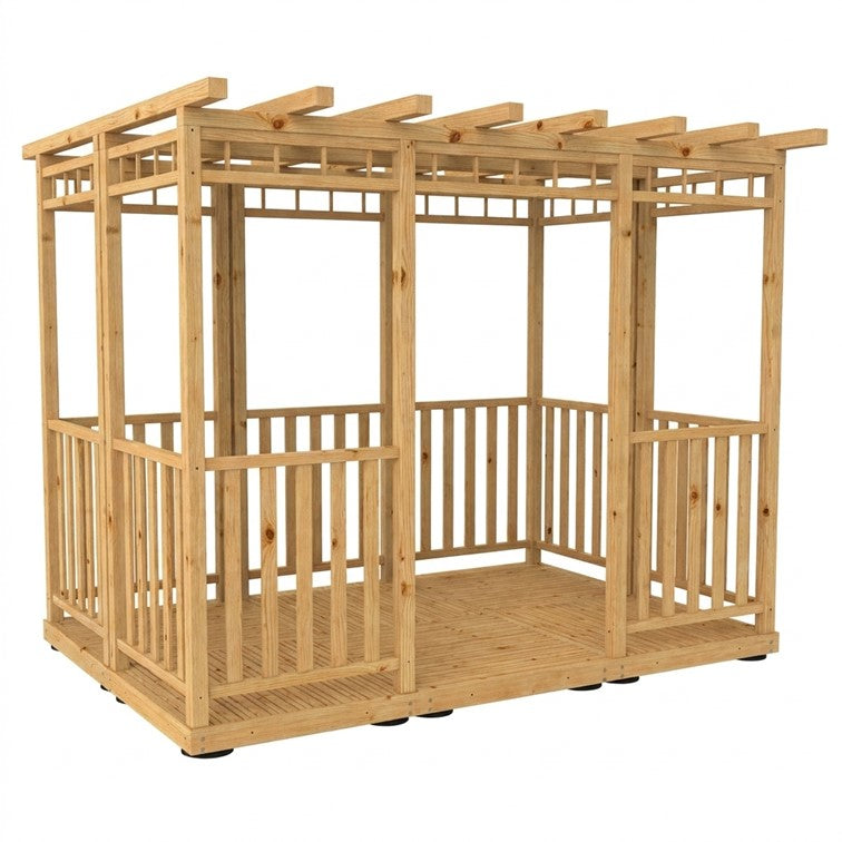6 Panel Timber Pergola PLUS