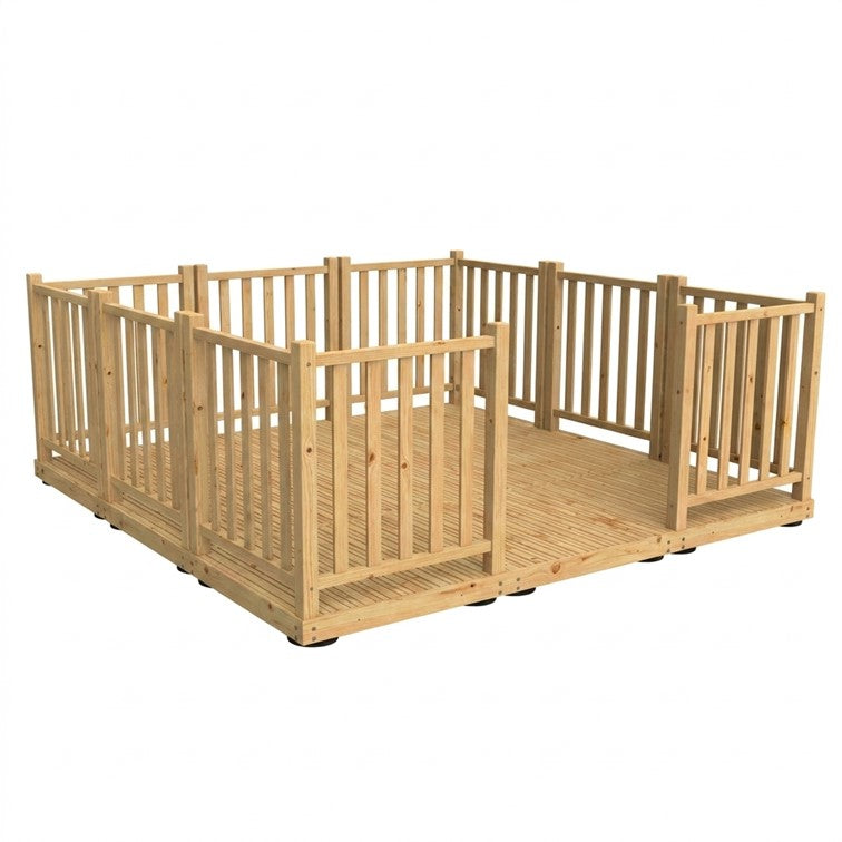 9 Panel Timber Balustrade PLUS