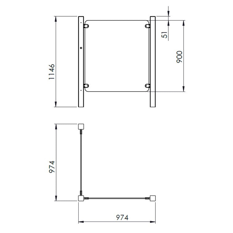Glass Balustrade Corner