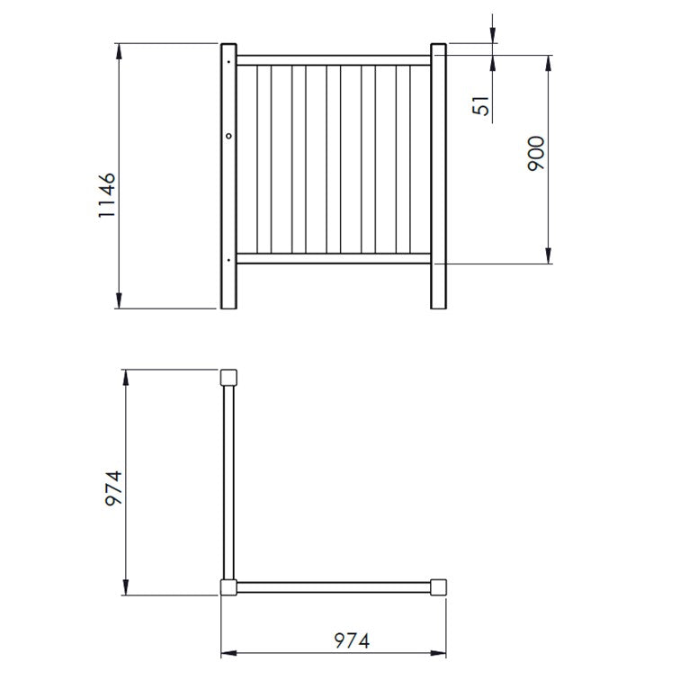 Timber Balustrade Corner