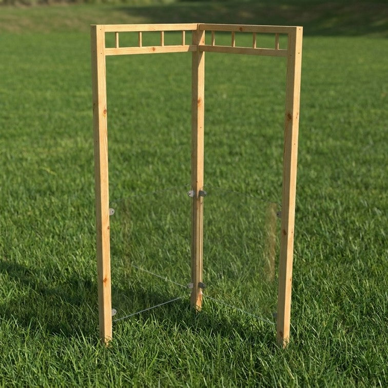 Glass Pergola Panel Corner